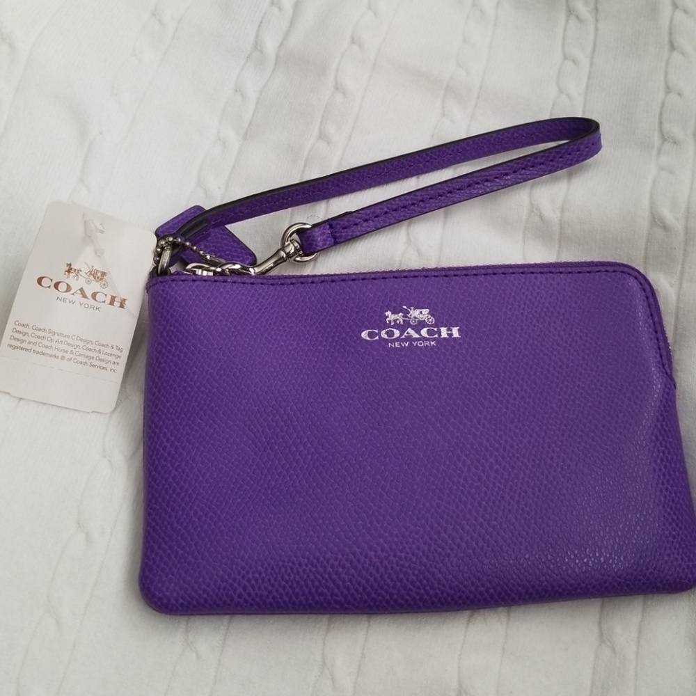 Coach zipper wallet